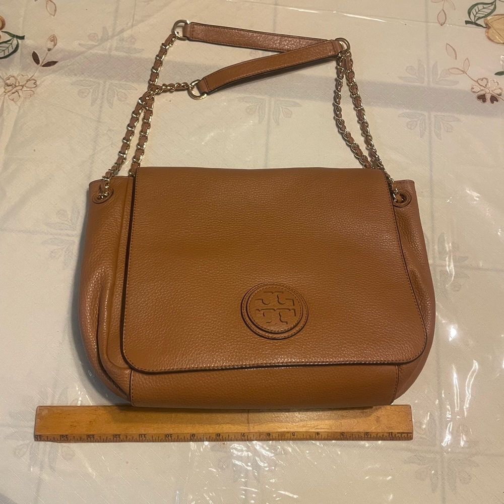 Tan Tory Burch shoulder bag